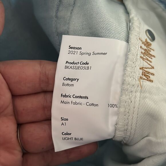 🎀 NEW SSENSE Ader error Innersy deconstructed straight leg jeans 26 - Picture 7 of 13